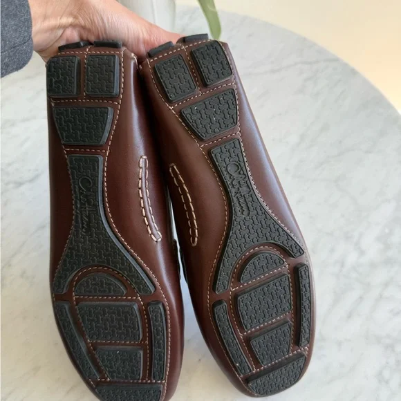 Cole Haan Brown Leather Loafers Moccasin Style - Picture 4 of 5
